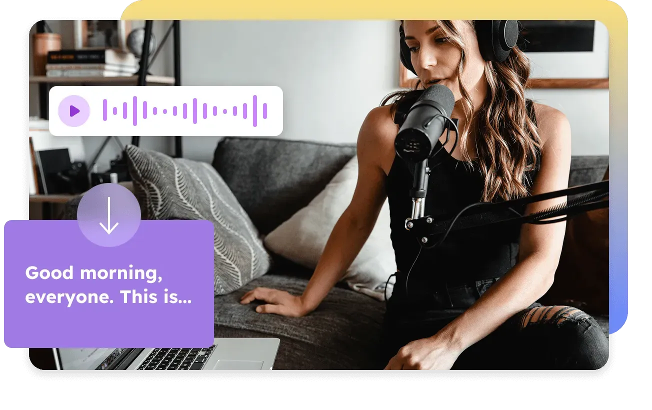 音声からテキストへの簡単で超高速な変換
