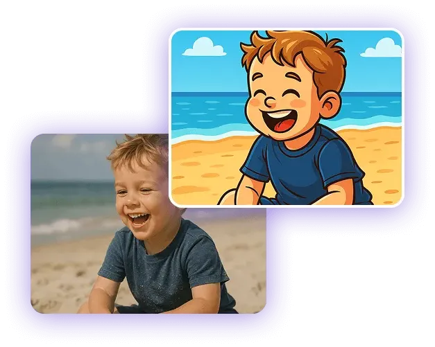 將任何照片免費轉換為卡通風格