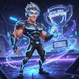 3D-стиль игровой персонаж