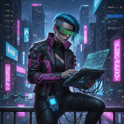 Cyberpunk Hacker