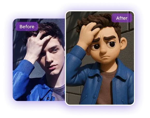 Boosta din närvaro på sociala medier med bilder i lera-stil