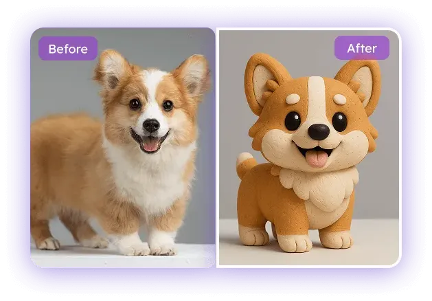 写真から粘土へ