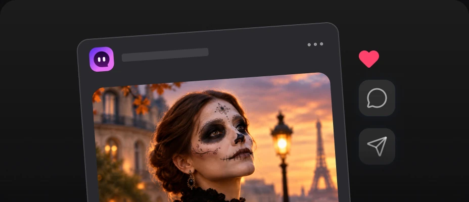 A Halloween creation shared in a social media post