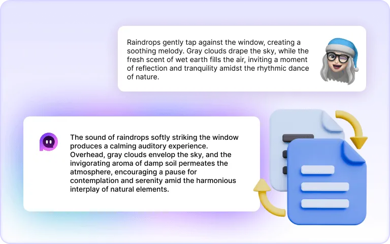 AI Paraphraser Feature