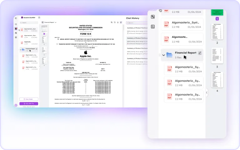 Handle Multi-PDFs Simultaneously Feature