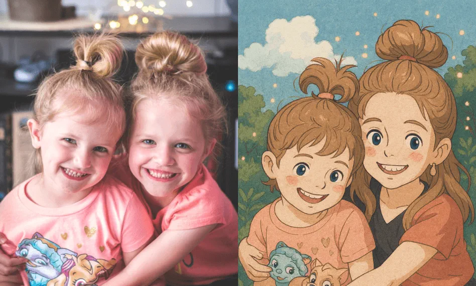 Converteer alle afbeeldingen naar Studio Ghibli-stijl kunst