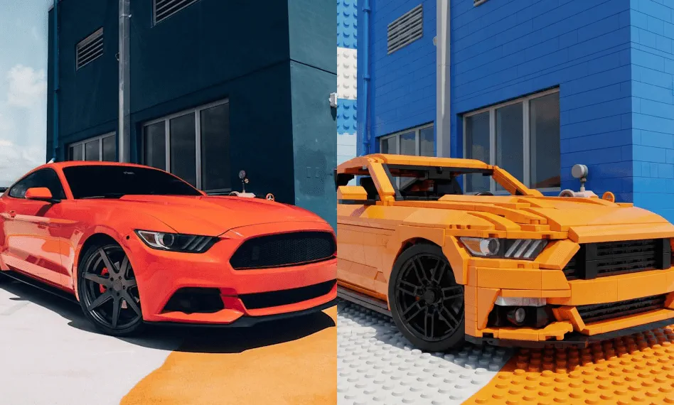 Skapa högkvalitativ, vattenmärkesfri Lego-konst utan avgifter