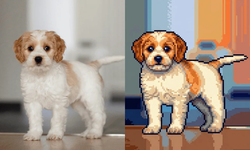 Konvertiere jedes Bild kostenlos in Pixelkunst