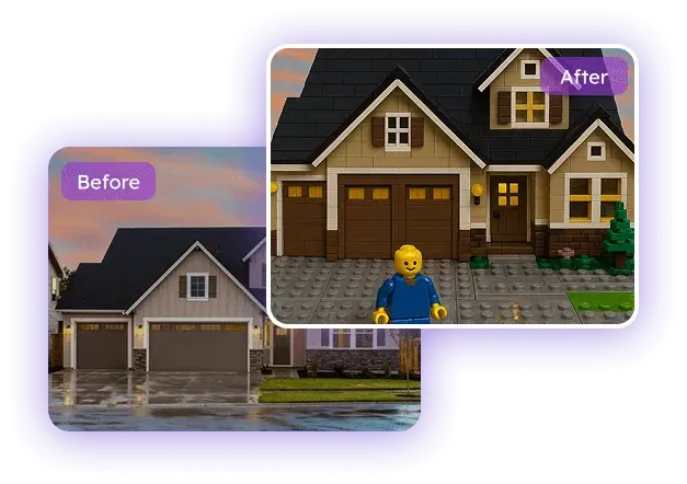 高品質で透かしのないレゴアートを手数料なしで作成する