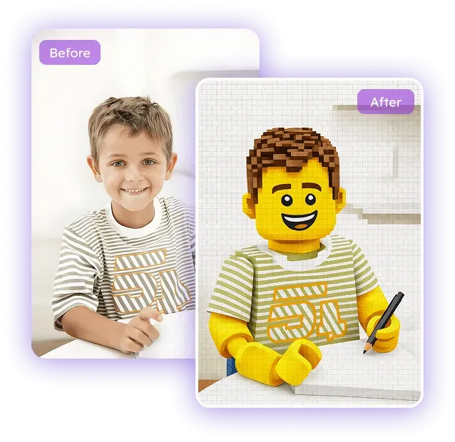 写真をレゴに: どんな写真も無料でオンラインでレゴアートに変換