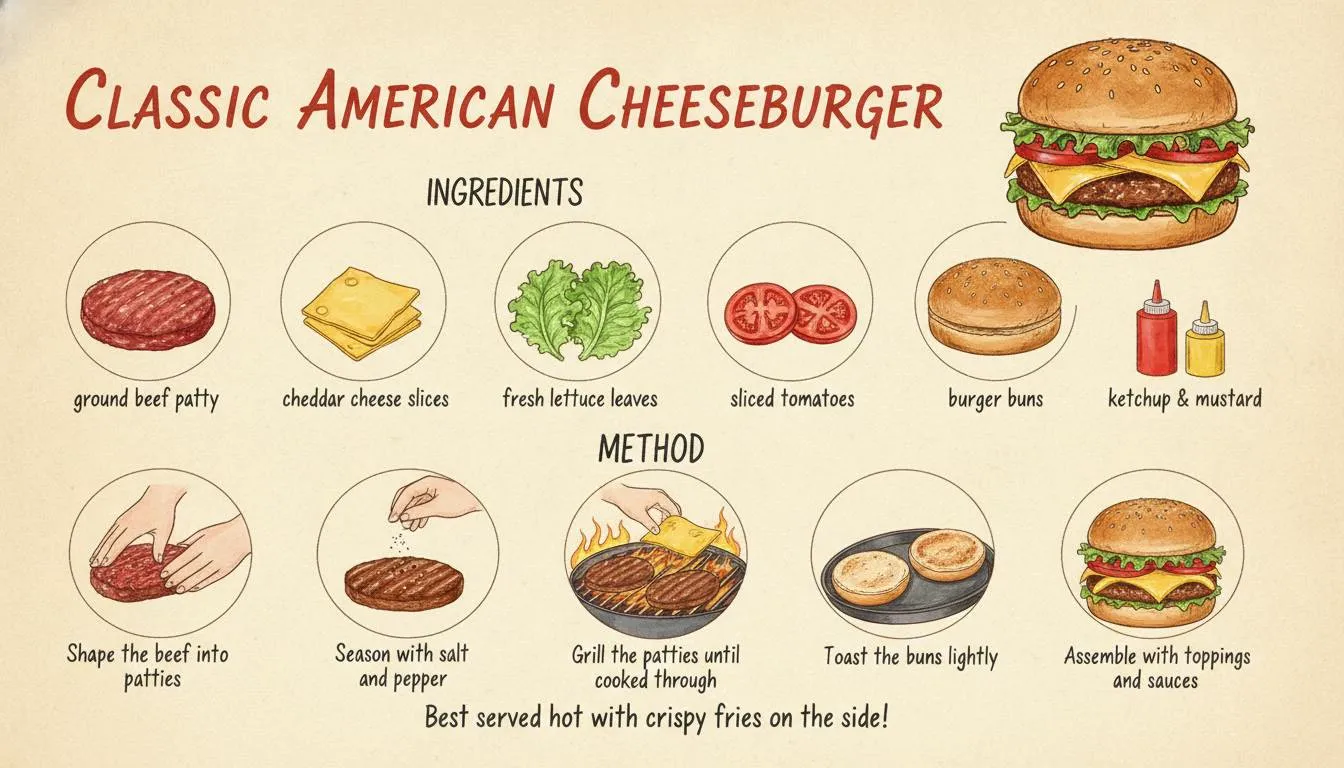 Guide de cuisson du cheeseburger