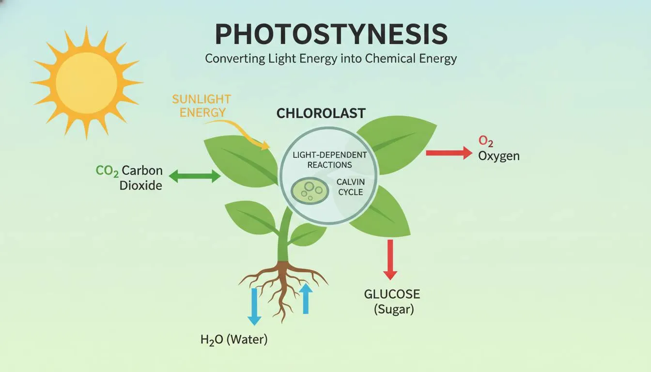 Infographie sur la photosynthèse