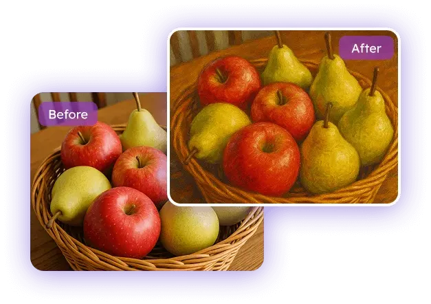 Foto kostenlos online in Ölbild umwandeln