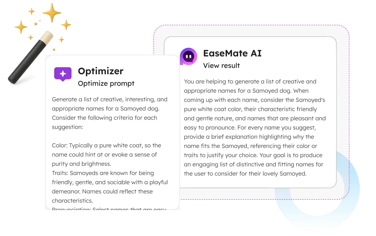 Optimize Prompt for a Given Task Instantly