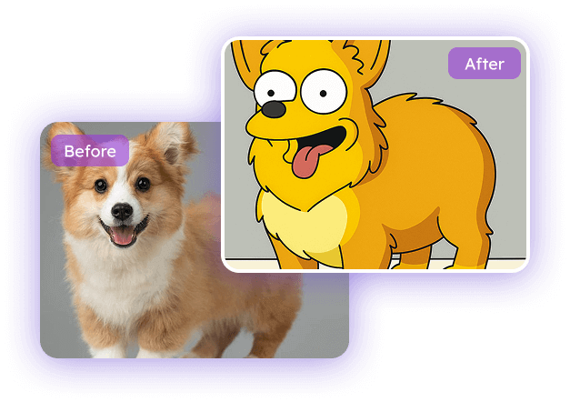 任意の写真から無制限のシンプソンズスタイルのアートをパーソナライズする