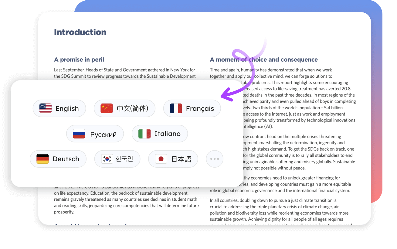 AI-Powered Translation with High Efficiency