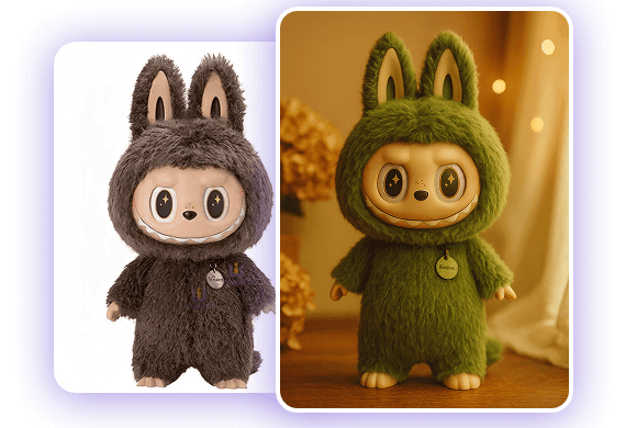 Download the High-Resolution and Watermark-Free Labubu