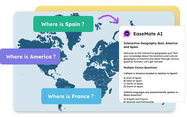 Generate Quick Geography Quizzes for Free