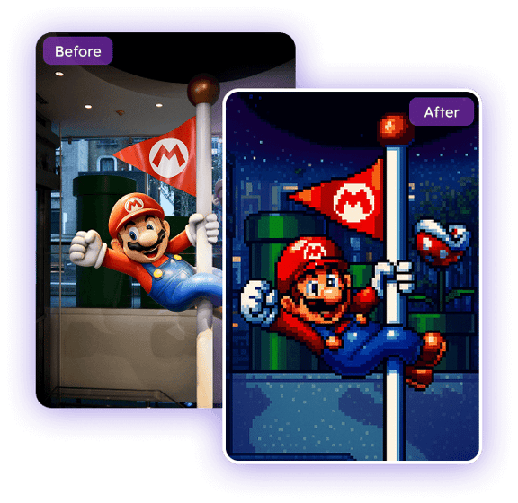 Free Pixel Art Generator: Create Pixel Art Online, No Sign-up