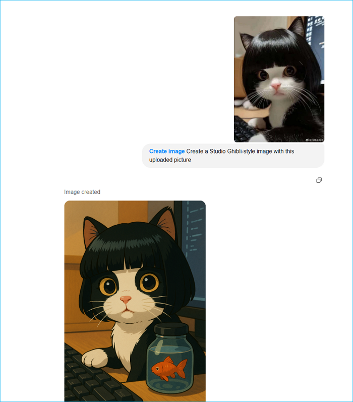 chatgpt pic to Ghibli