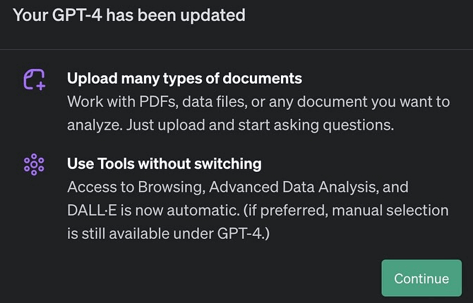 chatgpt upgrade popup window