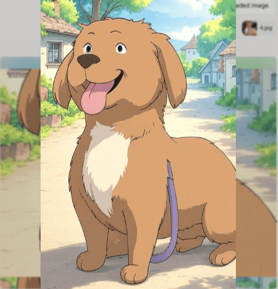 wait for generated studio ghibli image